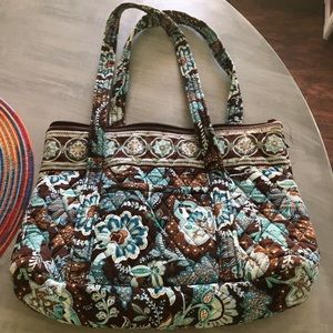 Vera Bradley cross-body purse. Java Blue